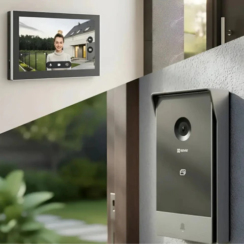 Video portero Inteligente Ezviz HP7 2K WiFi con Cámara y Audio Bidireccional