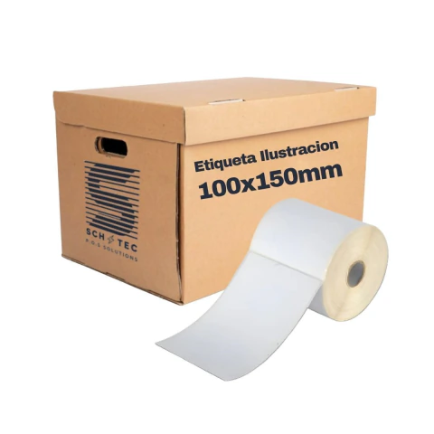 Etiquetas Autoadhesiva 100x150 x200 Etiquetas Buje 40mm 1 Banda