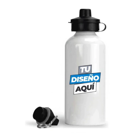 Botella Personalizada 600 ml Logo Imagen Diseño - Doble Tapa Deportiva - comprar online