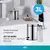 Set Tachos De Basura 3 Lts Y Escobilla Baño Negro o Acero Cesto Pedal Nitcom - CASA SCHETTINI - Equipamiento para comercios y empresas