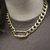 Corrente Cuban Link Carabiner Gold