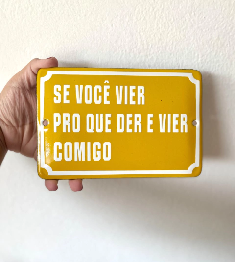 Pro que der e vier comigo - comprar online