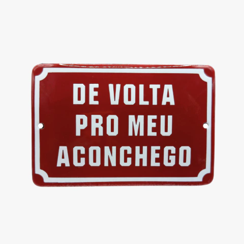 De volta pro meu aconchego