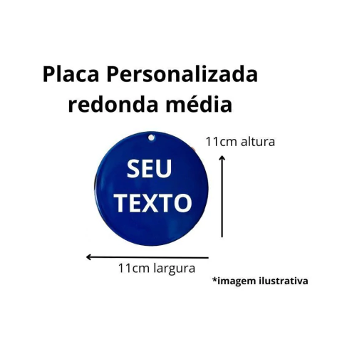 Personalize Redonda média - comprar online