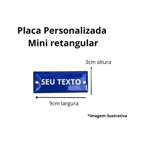 Personalize mini retangular - comprar online