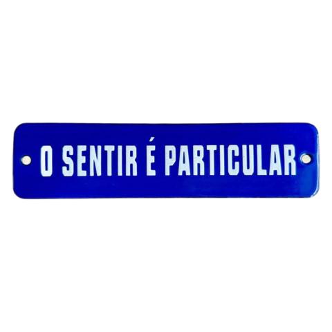 O sentir é particular - comprar online