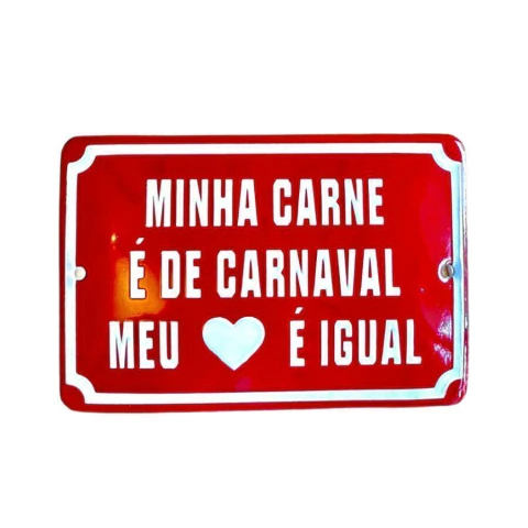 minha carne é de carnaval, meu coracao é igual - comprar online