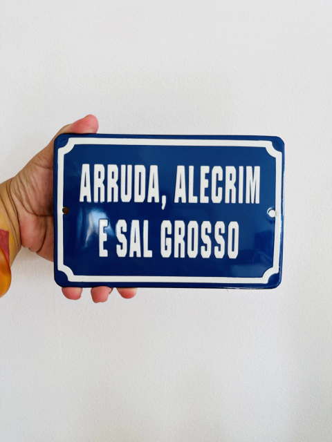 Arruda, alecrim e sal grosso - comprar online