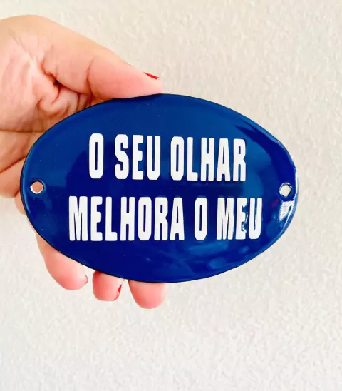 O seu olhar melhora o meu - comprar online