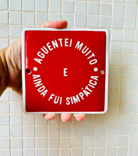 Aguentei muito e ainda fui simpática - comprar online