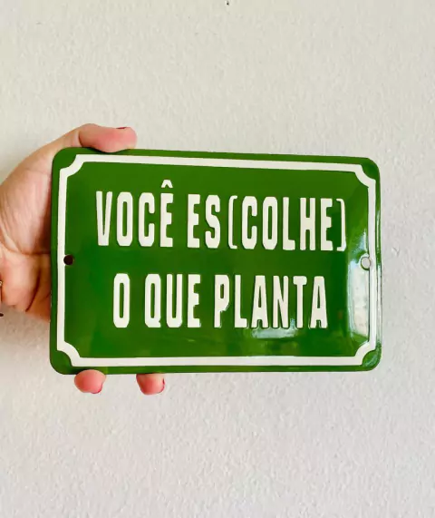 Você es(colhe) o que planta - comprar online