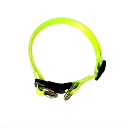 Coleira Amarelo Neon