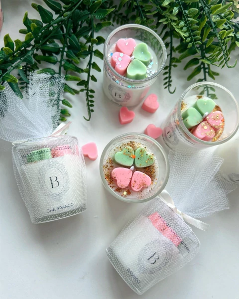 Mini velas corações - 15 anos - comprar online