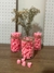 Lembrançinhas mini velas dois corações - loja online