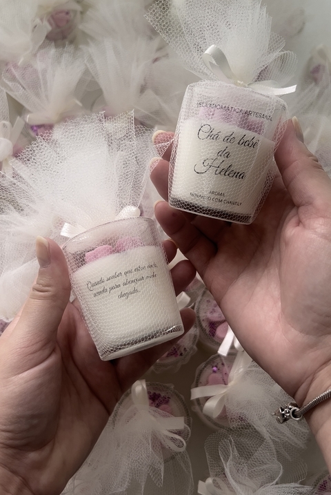 Mini velas corações Maternidade / Chá de bebê - comprar online