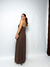VESTIDO MAILY MARROM - loja online