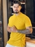 GOLA PORTUGUESA TRICOT EM V MOSTARDA - comprar online