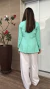 Blazer alfaiataria Luana verde água - Lessa moda feminina