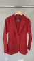 Blazer alfaiataria Luana vermelho - loja online