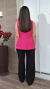 Colete em alfaiataria Luana pink - Lessa moda feminina