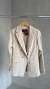 Blazer alfaiataria Helena bege claro - loja online