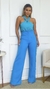 Calça pantalona Simone azul