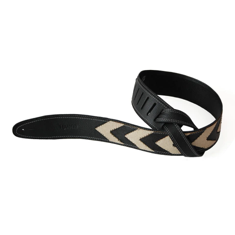 Correa Lizard en V Blanco/Negro