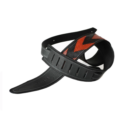 Correa Lizard en V Marrón/Negro