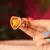Plug anal P rose gold com pedra laranja - Sex Shop Pimenttinha