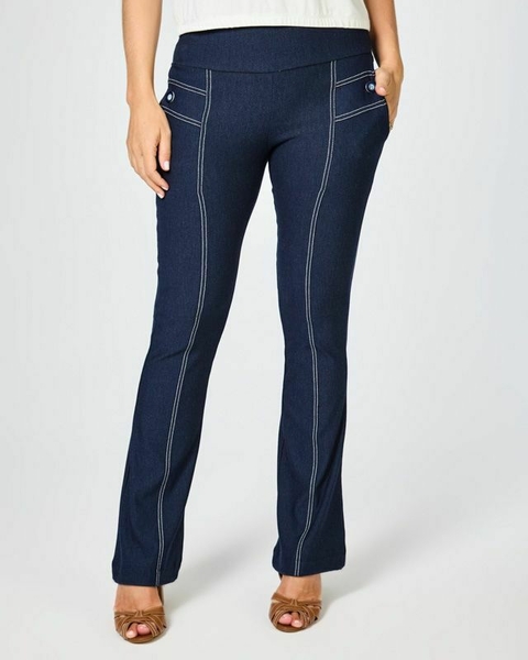 CALÇA GISELE - MALHA JEANS