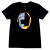 camiseta preta 100% algodão, estampa daft punk random access memories musica eletronica- edm