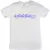 Camiseta branca 100% algodão  estampa partitura da música Bebê de Hermeto Pascoal