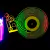 Camiseta Toca Disco Vinil Estampa Fluorescente Degradê - comprar online