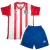 UNIFORME ROJIBLANCO PARA NIÑOS