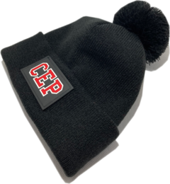 Gorro CEP - Preto Liso - Pompom Removível