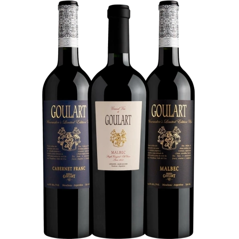 Kit Vinho Argentino - Best Buy Goulart Grand Vin Uco Malbec V - Bodega Goulart