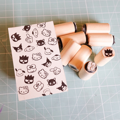 Kit Carimbo Sanrio Personagens com 8 minis ø 1,5 cm (latinha) na internet