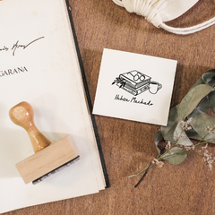 Carimbo ExLibris Personalizado | Livro - L81