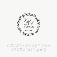 Carimbo Casal Personalizado | N3 - comprar online