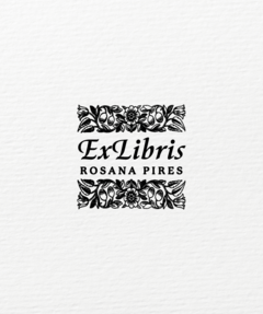 Carimbo Ex-Libris Personalizado | Floral - L03 - comprar online