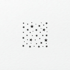 Carimbo Desenho | Estrelinhas - 4,5x4,5 cm