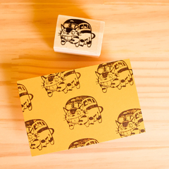 Carimbo Desenho | Ghibli Nekobasu - 3x4 cm