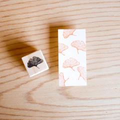 Carimbo Desenho | Flor Ginko - 2.5x2.5 cm
