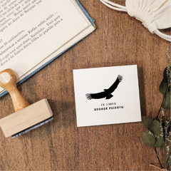 Carimbo Ex-Libris Personalizado | Condor - L24