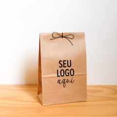 Saquinho Kraft Reforçado | Personalizado Seu Logo