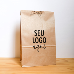 Saquinho Kraft Reforçado | Personalizado Seu Logo na internet