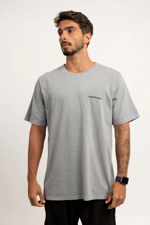 T-shirt The Finest Cinza Azulado Stone