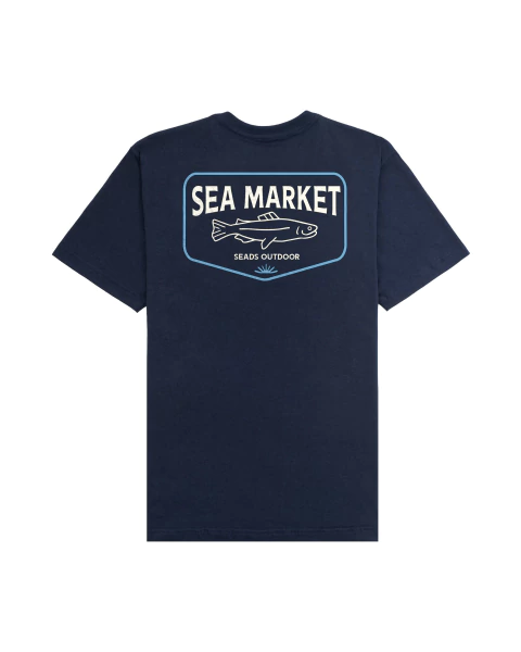 T-shirt Sea Market Marinho - comprar online