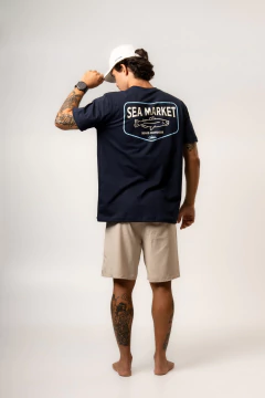 T-shirt Sea Market Marinho - loja online