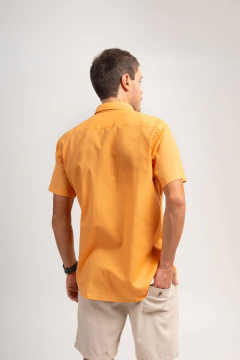 Camisa Soft Linen Laranja Terroir - loja online